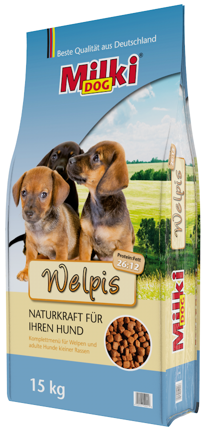 Milki Dog Hunde-Trockenfutter Welpis